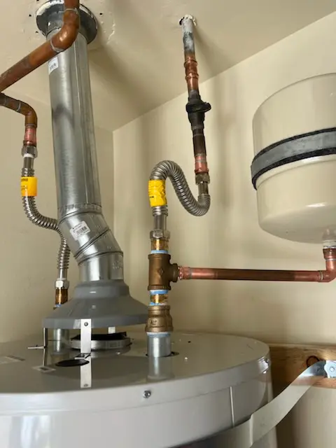 Water heater installation and plumbing repair in Arena District